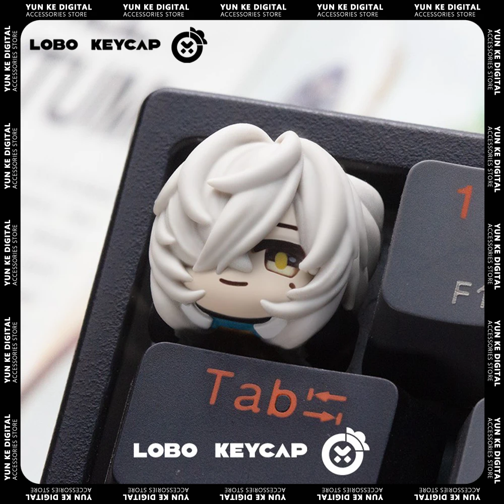 Honkai: Star Rail Kafka Keycap Hand-made Resin Cute Keycap Mechanical Keyboard Keycaps Customized Gaming Accessories Gifts