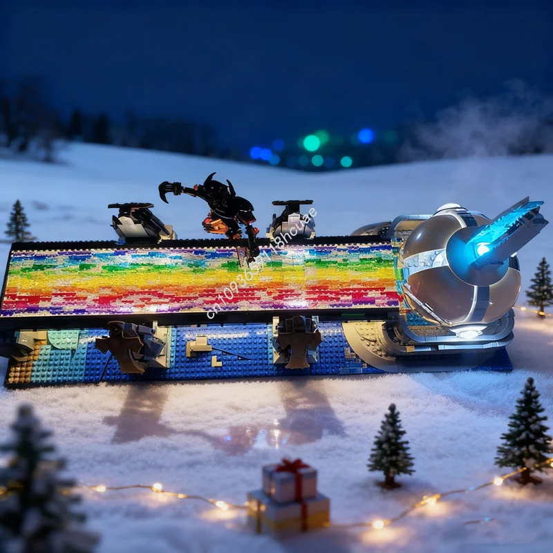 

4405pcs MOC Marvelled Thor Bifrost Bridge Model Building Blocks Toys Creative Education Brick Christmas Gifts Kids Birthday