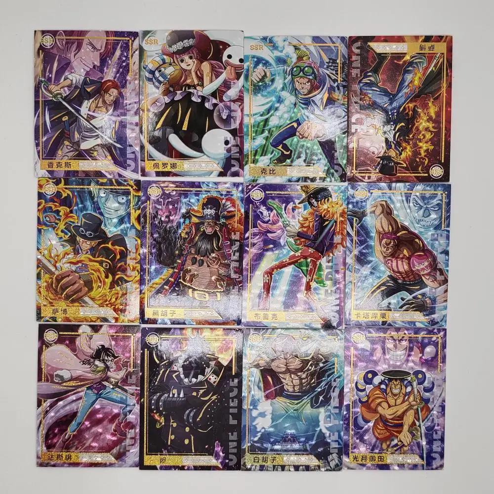 Anime ONE PIECE SSR series collection card Boa Hancock KING Borsalino Perona Perona Christmas birthday gift Entertainment toys