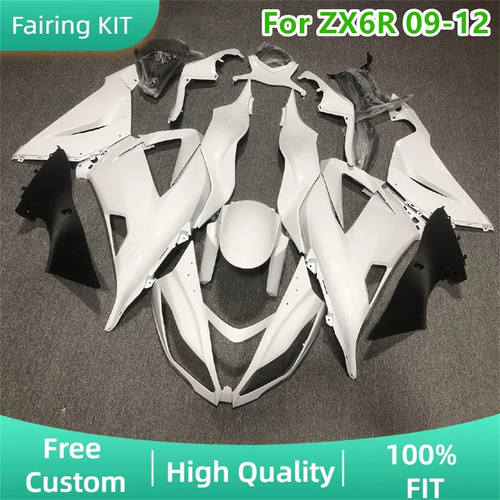 Customize ABS Plastic Fairing Kit for Kawasaki 09 10 11 12 ZX-6R 2009 2010-2012 ZX6R Road Racing Body Repair Aftermarket Parts