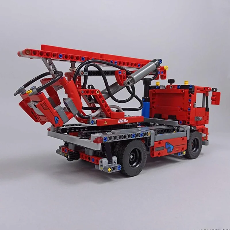 817pcs MOC Cherry Picker Technical Model Building Blocks Construction Assemble Christmas Gifts Creative Toys Idea Brick Kids