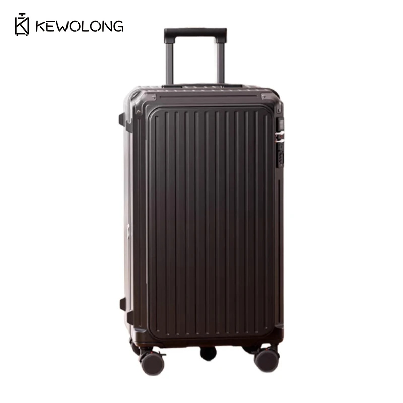 

Side Opening Expandable Luggage, Large ABS+PC Suitcase with TSA Lock & 360° Wheels, Durable Travel Suitcase
