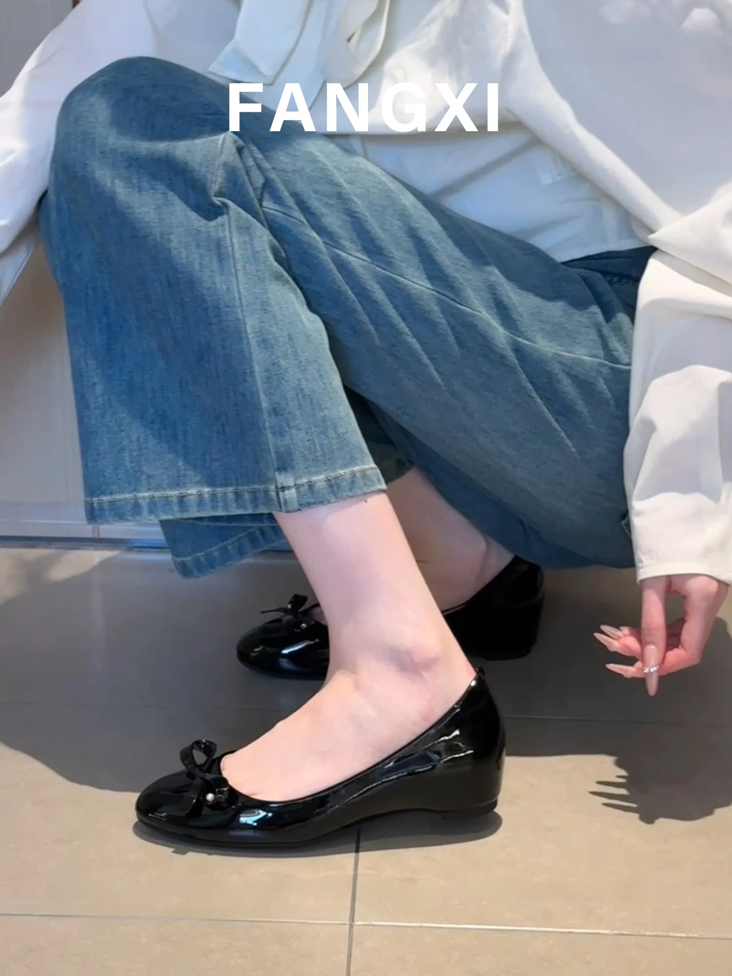 2026-new-round-toe-flat-heel-women's-slip-on-shoes-knot-ballet-flats-korean-style-pig-skin-lined-fashion-single-shoes