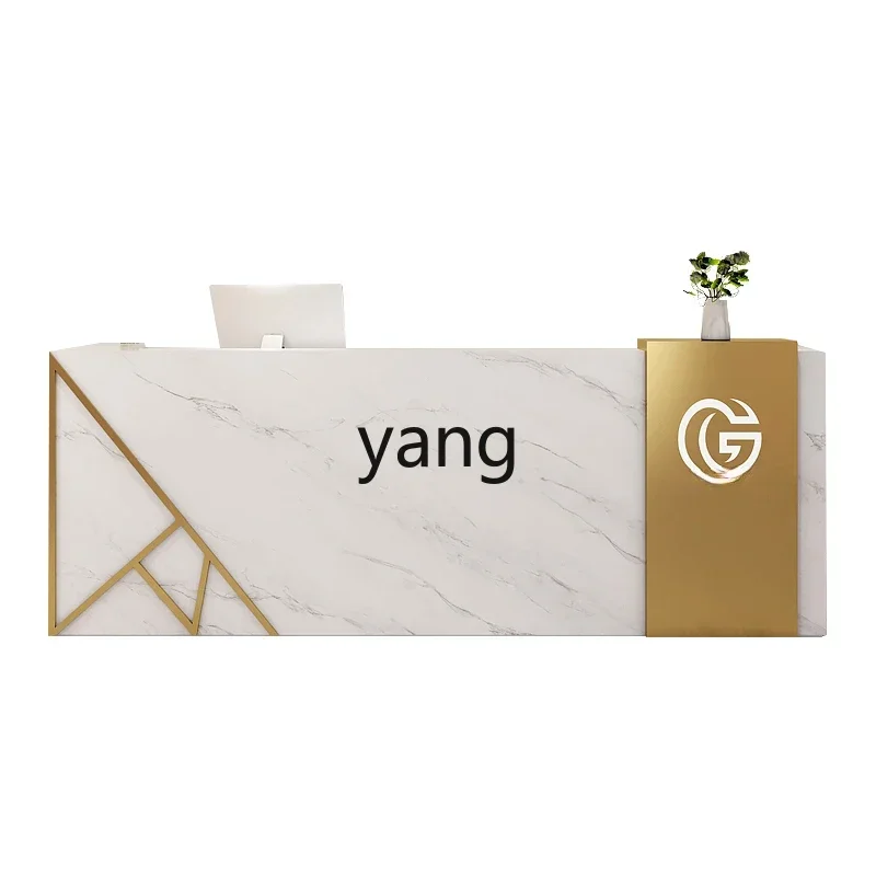 

Lcx light luxury style checkout page clothing store small counter simple modern beauty salon bar