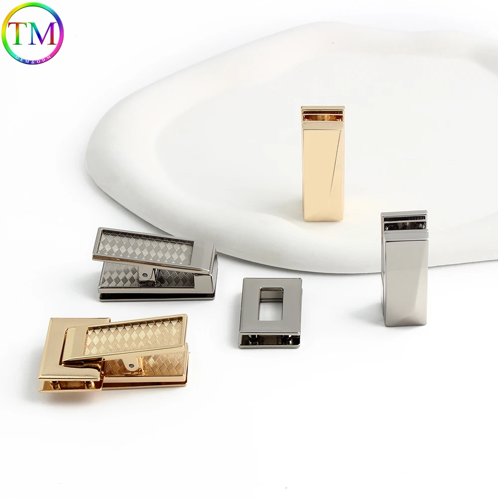 1/2/5/10 ensembles 43x16mm 50x32mm alliage tour torsion serrures pour bricolage artisanat sac à main sac à main presse serrure sac fermetures boutons pression accessoires