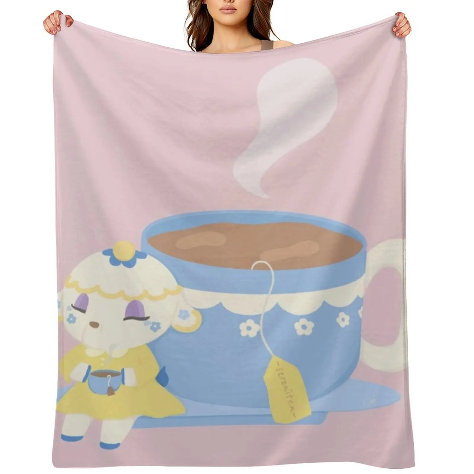 

Sweet Tia! Throw Blanket cosplay anime Decorative Beds For Sofa Thin Luxury Blankets