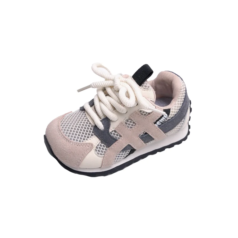 Primary School  for Boys and Girls Breathable Single Mesh Dad Shoes Sports Running Shoes Children's Summer Sports Shoes