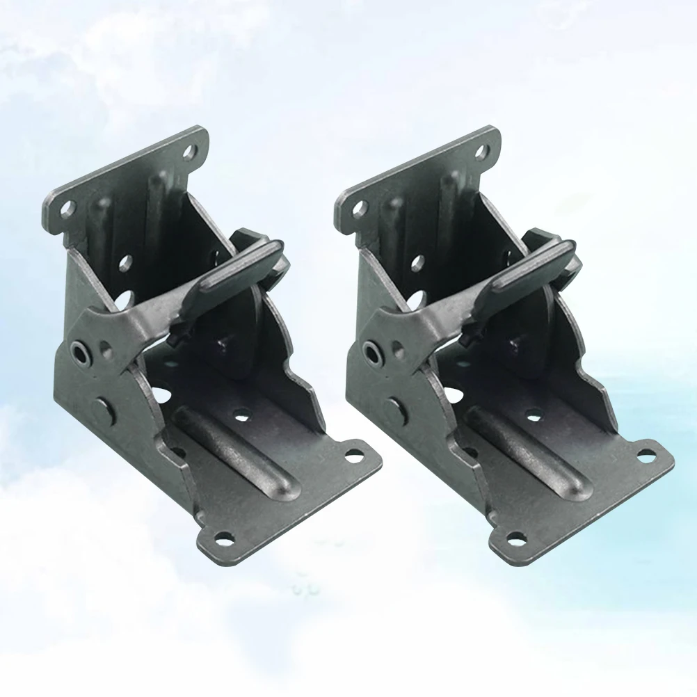 

2 Pcs Folding Table Leg Hinge Tables Support Frame Legs Collapsible Self-Locking