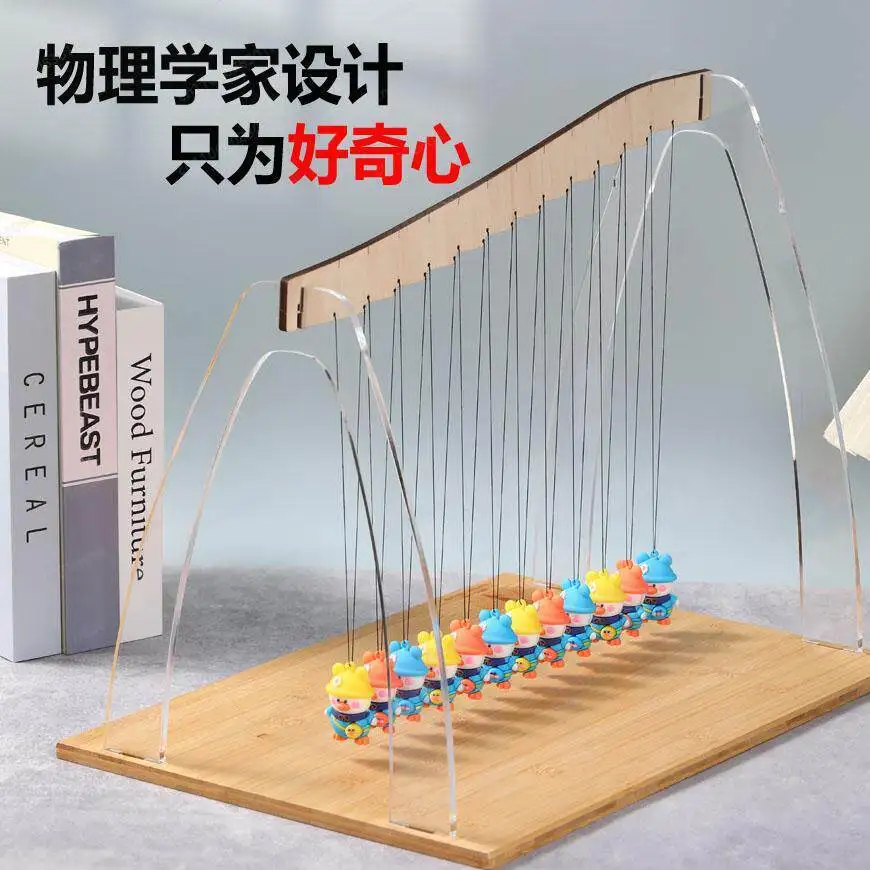 Science Enlightenment Serpentine Pendulum Single Pendulum Wave Newton Pendulum Teaching Aids 12 Ball Physics Experiments