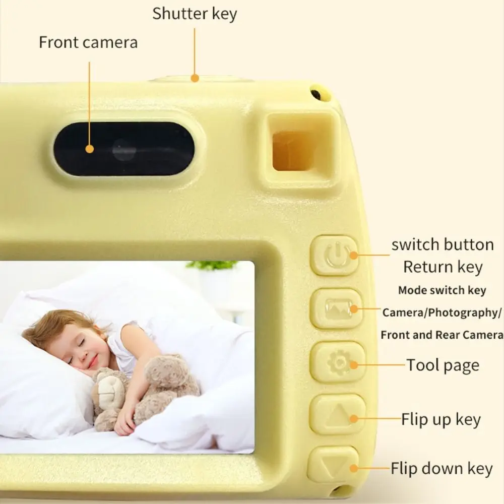 

Portable Take Pictures Mini Children Camera Small Camera Children Mini Digital Camera Selfie HD HD Camera Toys
