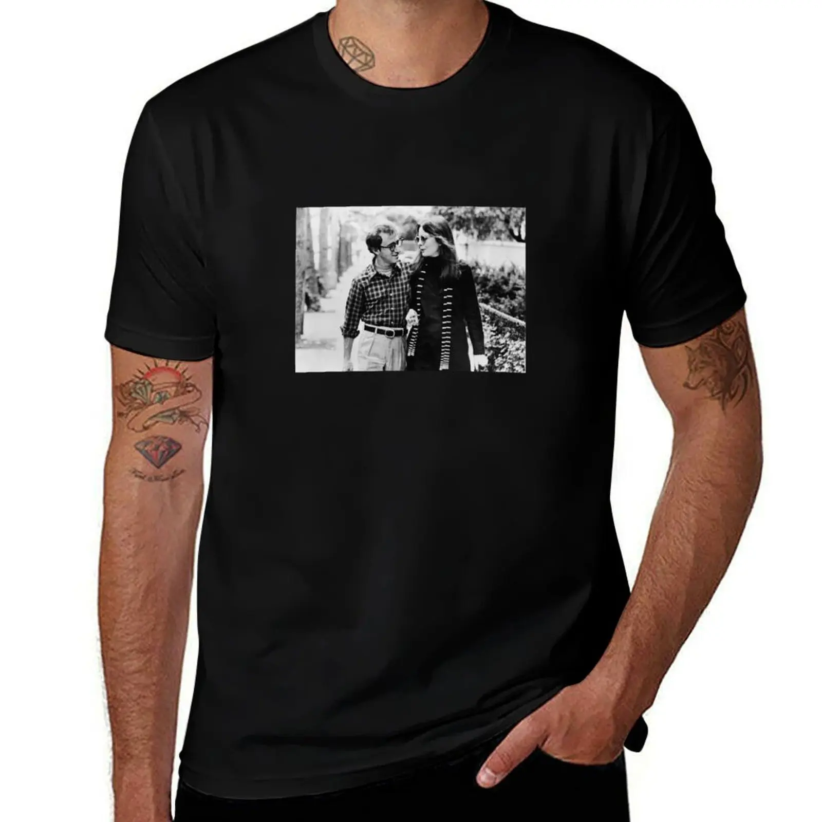 Annie Hall T-Shirt Simple Casual Short Sleeve Cotton T-Shirt