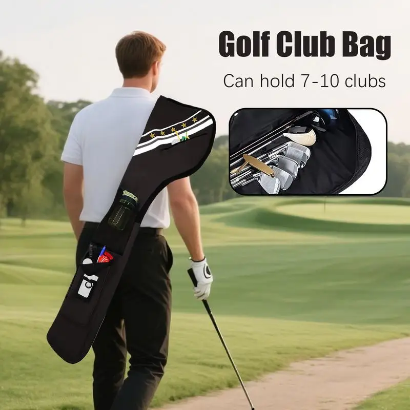 

Golf Travel Bag Golf Club Organizer Bag Compact Waterproof Storage Supplies For Men Women Girls Youth Teens Athletes