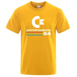 2024 Summer men's running shirt computer size 64 shirt C64 Sid Amiga retro cool design short roll