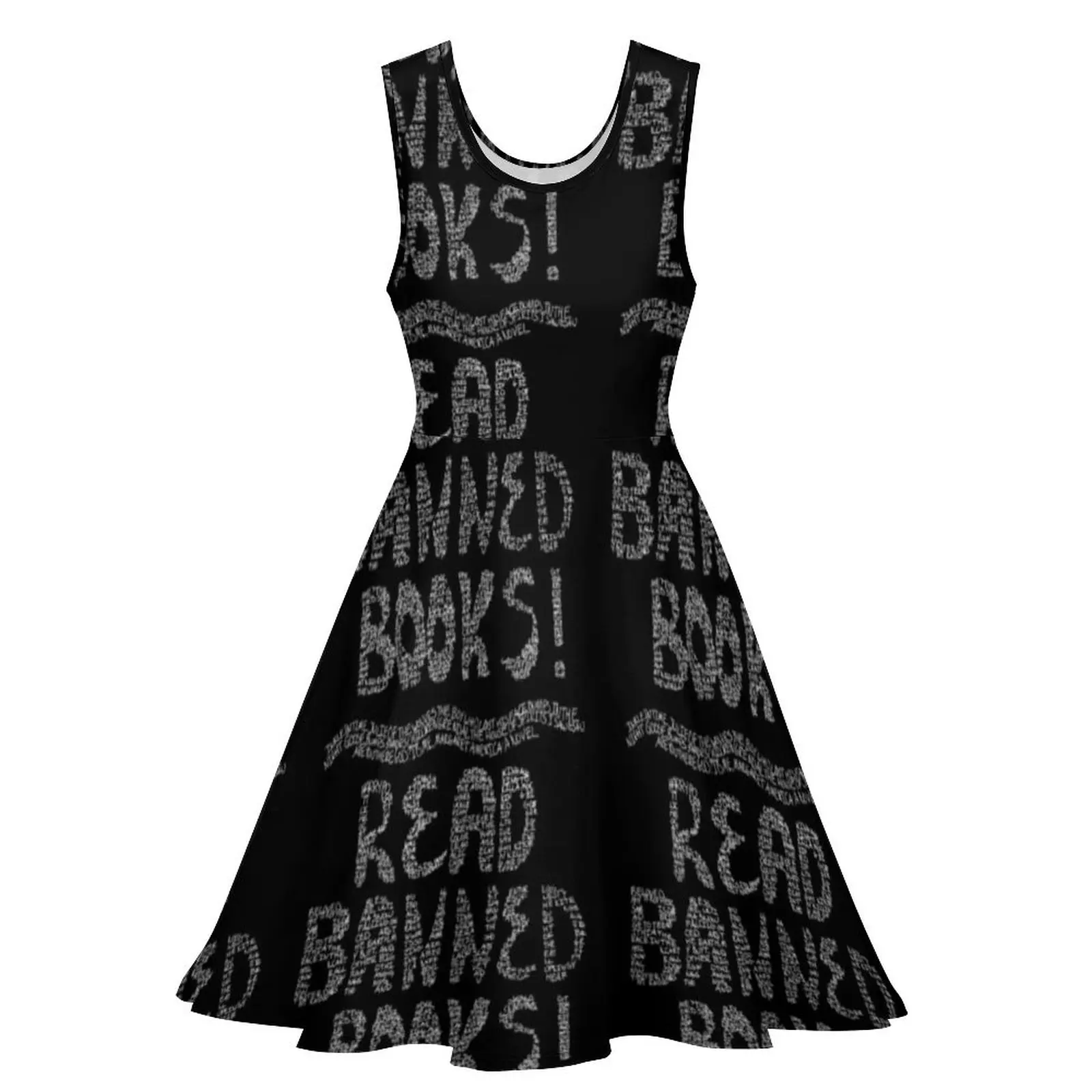 Read Banned Books Sleeveless Dress Aesthetic clothing wedding guest dress 2024