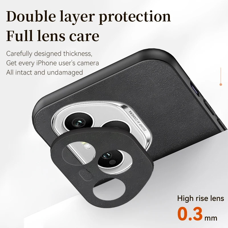 360 °   حافظة لهاتف هواوي هونور 400 سمارت 300 الترا 200 لايت 100 90 80 70 برو غطاء خلفي من جلد الغنم