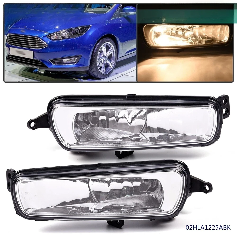 

Front Bumper Fog Light Assembly Spot Lamps with Bulb F1EB-15A255-AB F1EB-15A254AB For Ford Focus Transit 2015 2016 2017 2018