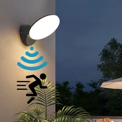LED-Wand leuchte pir Bewegungs sensor ip65 wasserdicht 12w Innen-und Außen leuchte Schlafzimmer Wohnzimmer Hof Flur Eingang