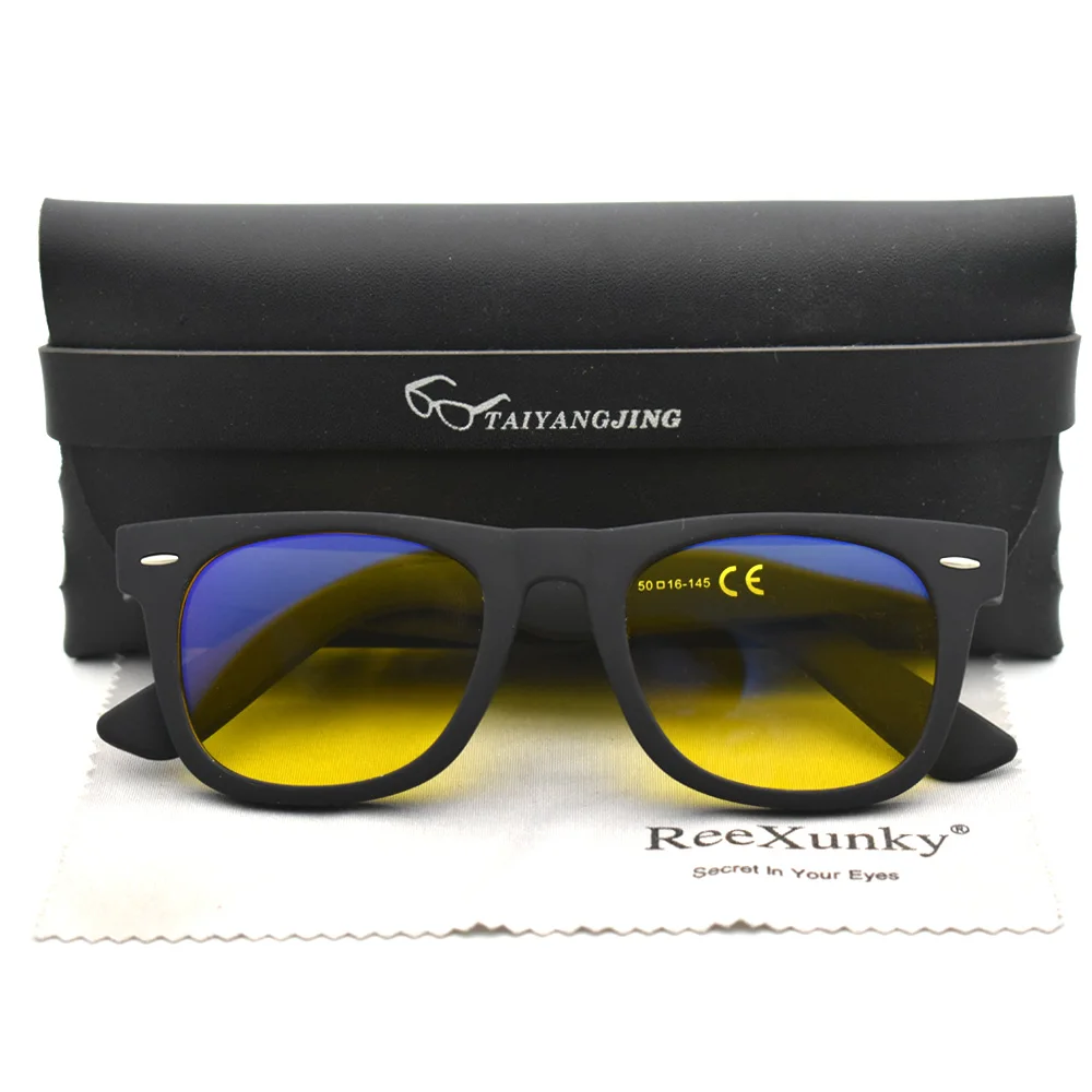 Unisex Night Vision Anti Blue Light Computer Glasses For Men Women Fashion Optical Spectacle Eyeglasses Sports Sun Glasses UV400