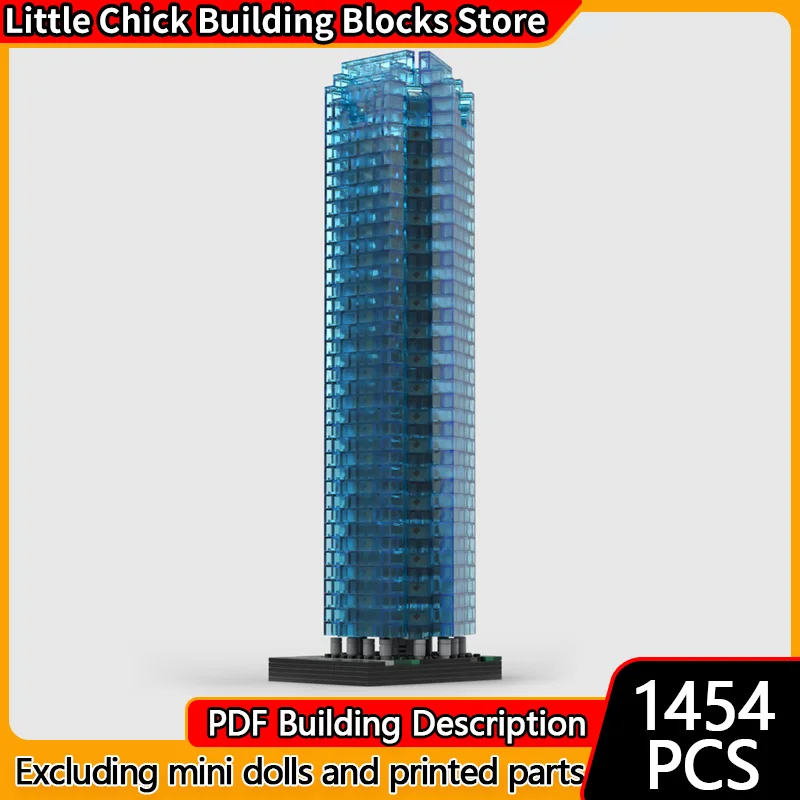 

City Street View Model MOC Building Bricks City Devon Tower Modular Technology Children Holiday Gifts Assemble Toys Suit
