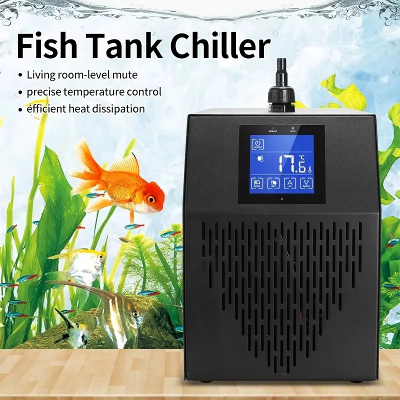 1/10HP 160L HP 110V Aquarium Cooler Aquarium Cooling Equipment Suitable for Hotel/Home/Hydroponic Fast Delivery
