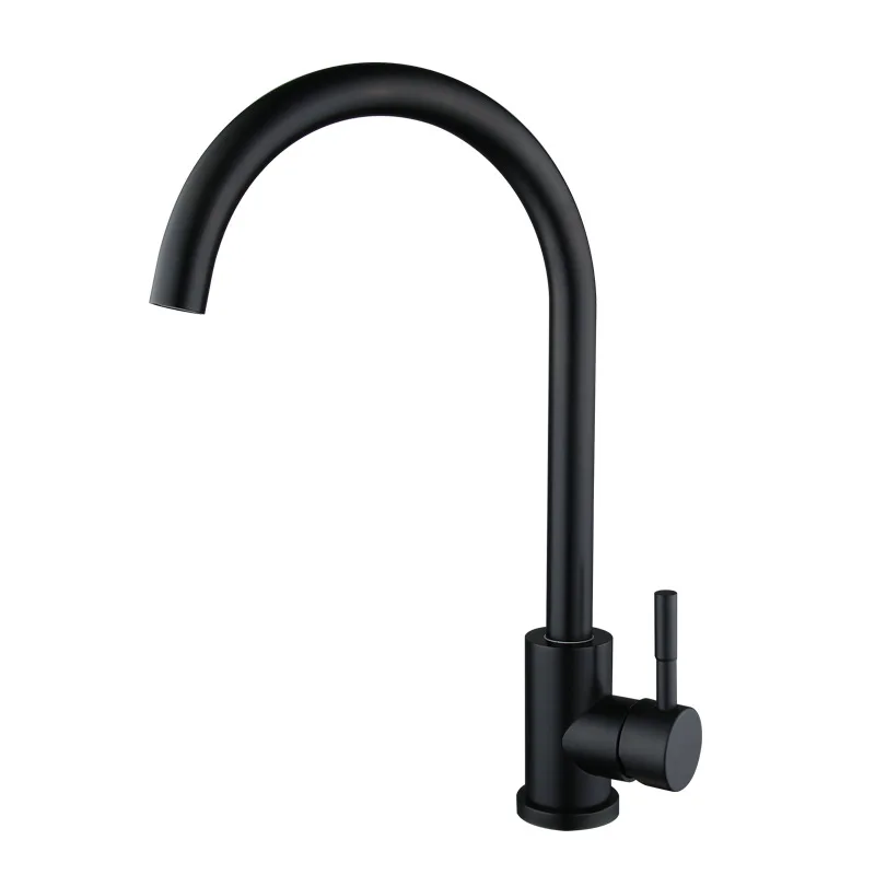 Multi-Color Classic Stainless Steel Kitchen Faucets Hot Cold Sinks Dishwashing Sinks Rotating Household Balcony Tap Cross-Border