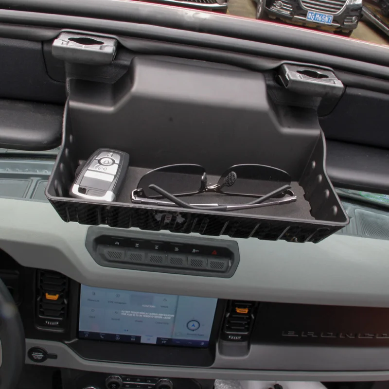 

SAAR Front Main and Passenger Top Glasses Storage Organizer Adhesive Version Suitable Bronco