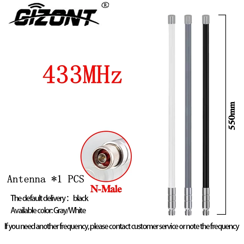 Imagem -02 - Antena do Módulo do Jammer Lora Rádio de Dados Rádio 433mhz 400420mhz 410-450mhz 420-480mhz 470510mhz 550600mhz