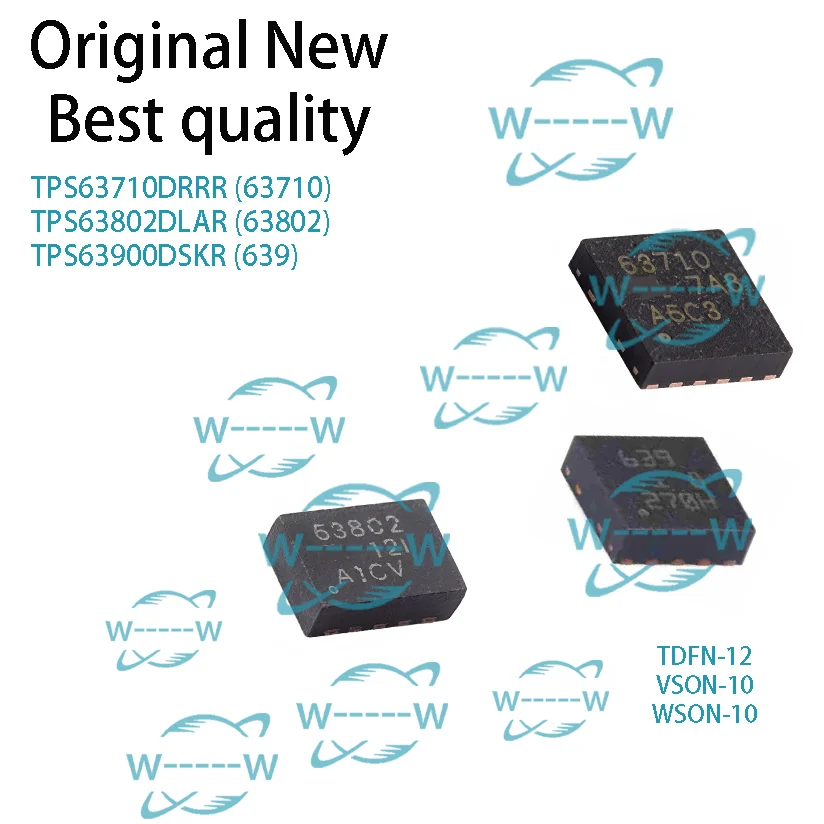(10-50 PCS) TPS63710DRRR 63710 TPS63802DLAR 63802 TPS63900DSKR 639 TPS63710 TPS63802 TPS63900 QFN IC CHIP