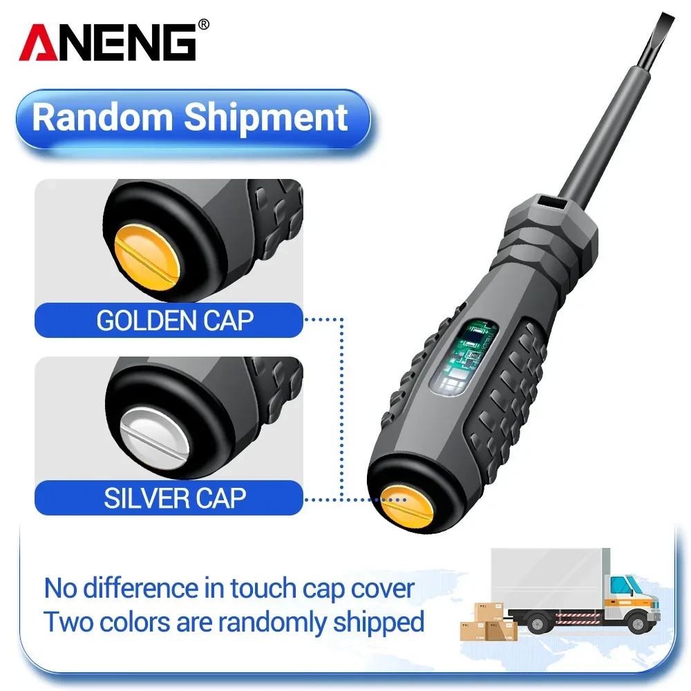 

Word/cross Screwdrivers Neon Bulb Indicator Meter Electric Pen Insulated Electrician Highlight Pocket Tester Pen Tool ANENG B05