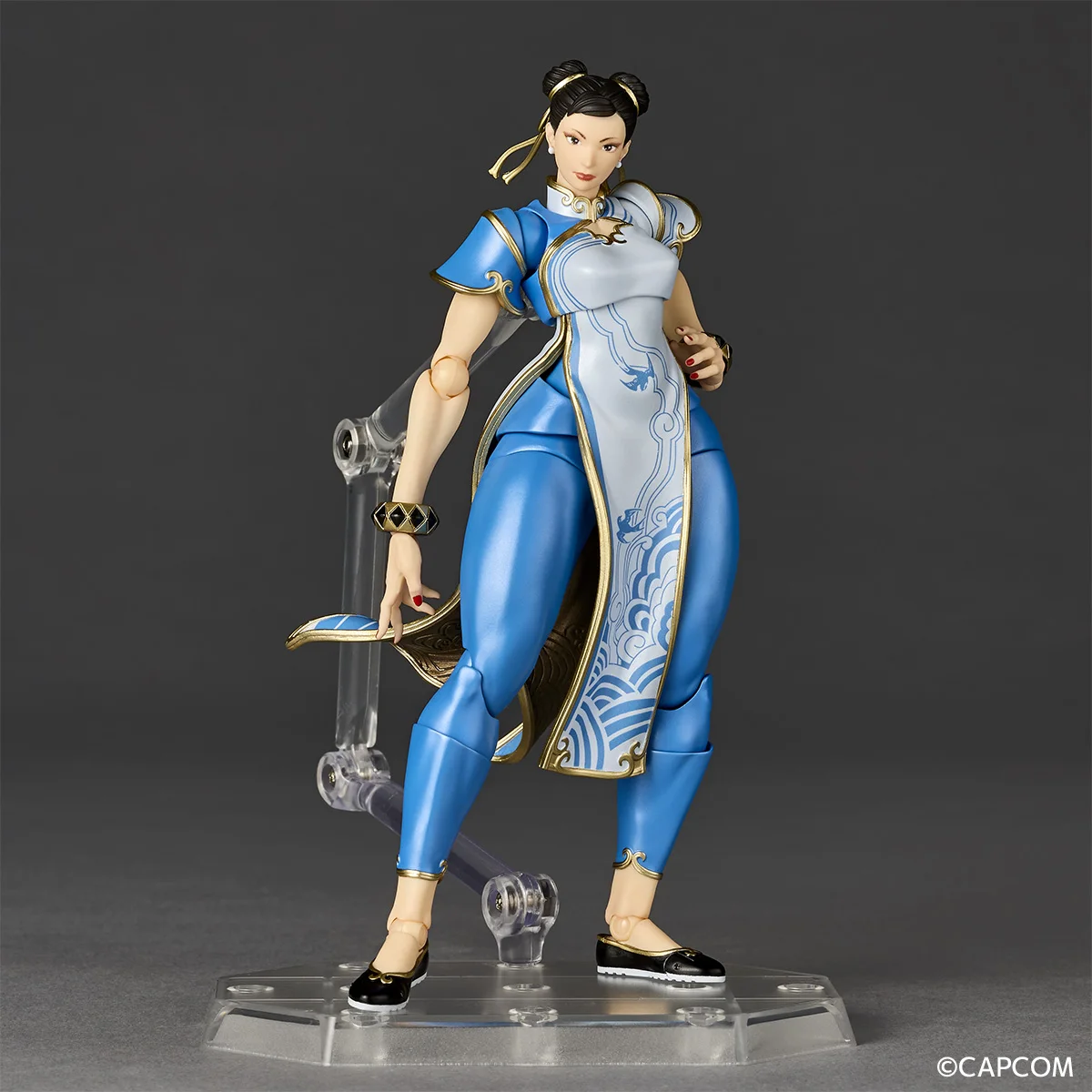 New In Stock Originate KAIYODO Chun Li Movability Model Toys Revoltech AMAZING YAMAGUCHI Chun-Li SF6 view 2
