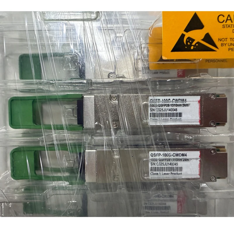 100G QSFP28 CWDM4 1310nm 2km GBIC Duplex LC Transceiver Fiber Optic Modules for Cisco Mellanox Ethernet Switch DDM Support