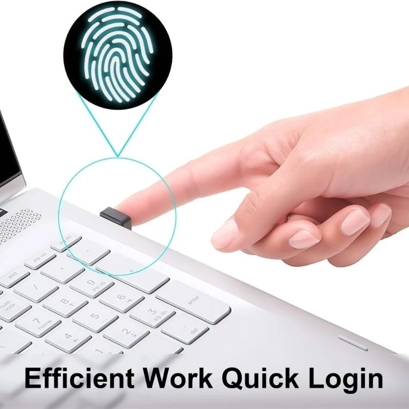 

HX6A High Speed USB Fingerprint Reader For Window11/10 Hello Systems USB Fingerprint Reader User Friendly Secure Logins