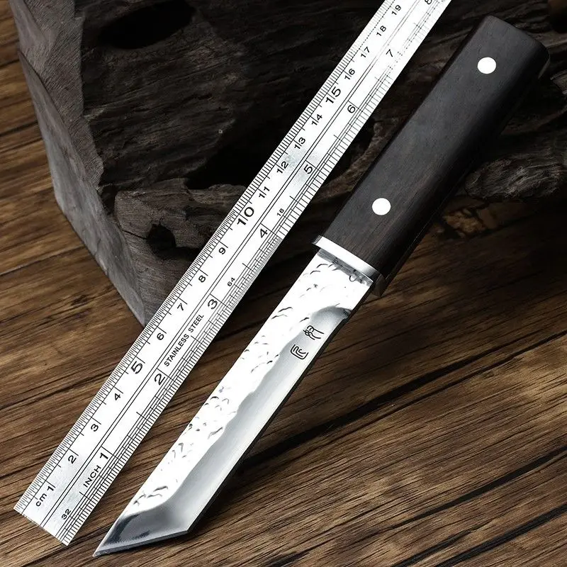 Knife self-defense outdoor survival knife sharp high hardness field survival tactics carry straight knife blade