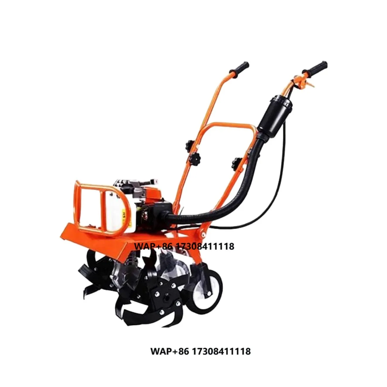 

Lawn Mower Grass Cutter for Grass Cutting 62cc Big Power Trimmer Hand Push Brush Cutter with Two Wheel