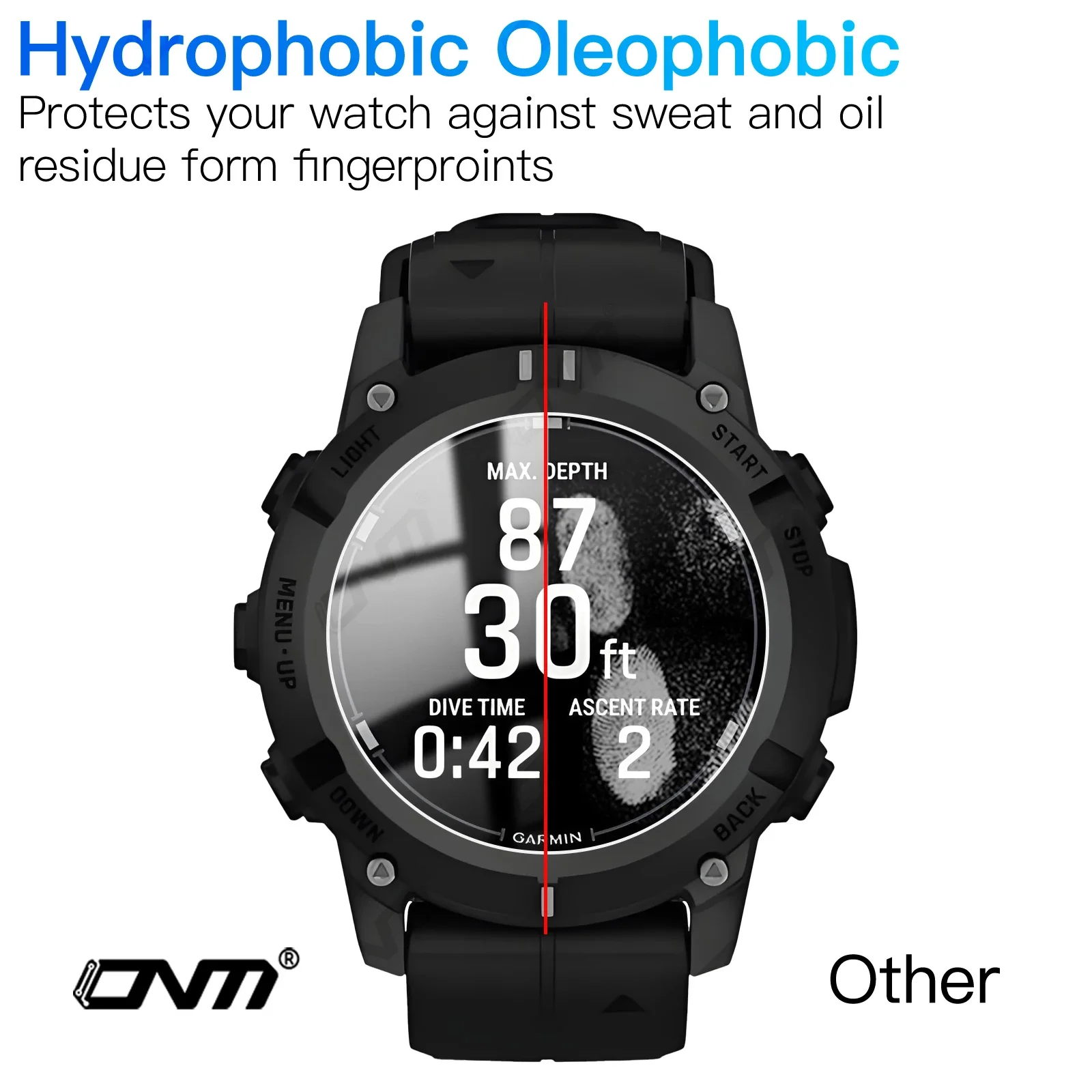 واقي شاشة من الزجاج المقسى لـ Garmin Descent G2 من الزجاج المقسى 9H Premium Clear HD ملحقات فيلم مضادة للخدش