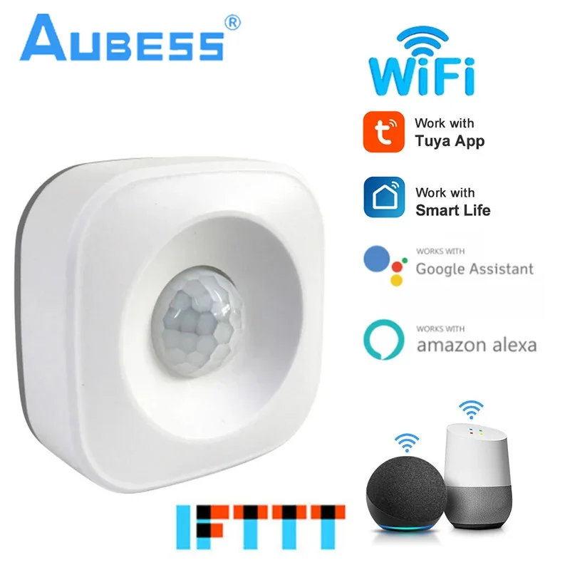 

Tuya WIFI Smart PIR Motion Sensor Detector Movement Sensor Smart Life APP Wireless Home Automation System Via Alexa Goole Home