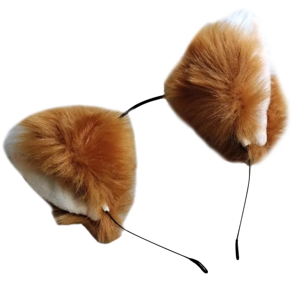 

Cat Ears Hairband for Cosplay Plush Headband Accessory Accessories Foxes Furry Animal