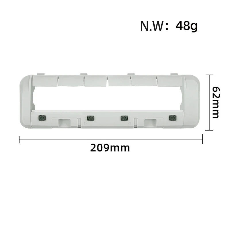 Main Brush Cover for Dreame L10S Pro / L10S Ultra / S10 / X10 / S20 / X20 / X30 / S30 / X40 / X40 Pro / X40 Ultra Robot Vacuum C
