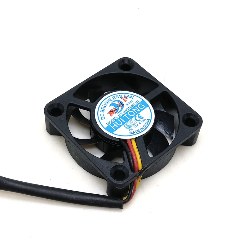 New Oriignal 4cm HT-04010S12H DC12V 0.10A 40x40x10MM 3Lines Cooling fan