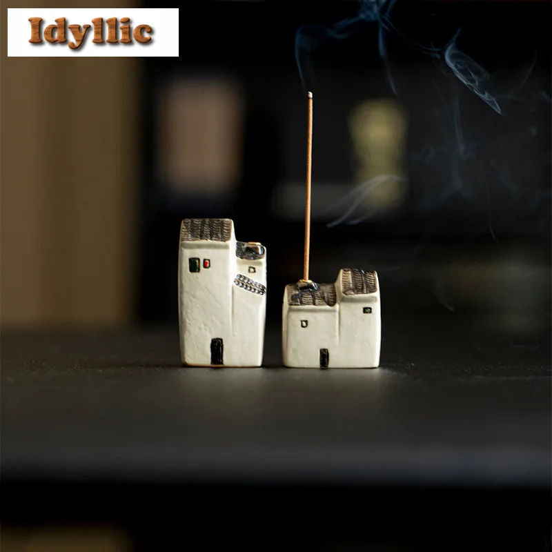 ذكريات جنوب منازل طويلة وقصيرة حامل البخور البخور شلال البخور المشرق مبخرة أدوات الشاي الحلي