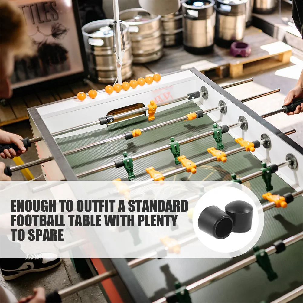 

16 шт. Защитные колпачки для штанг футбольного стола из прочного ПВХ, не деформирующиеся, для безопасного использования