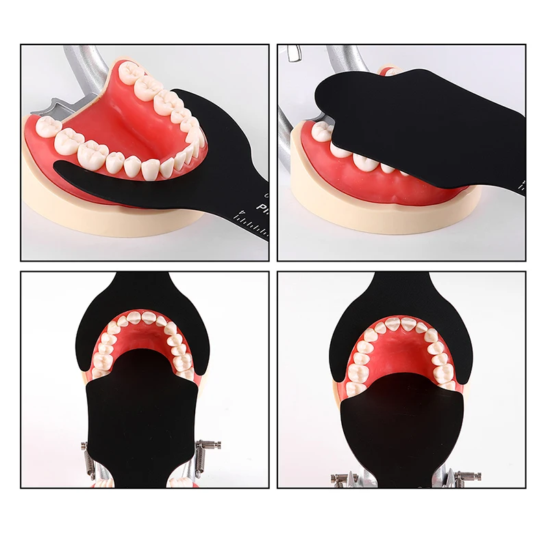 

Стоматологическая фотоконтрастная доска с черным фоном, 6 шт., автоклавируемое ортодонтическое стоматологическое контрастное внутриротовое фотографическое зеркало