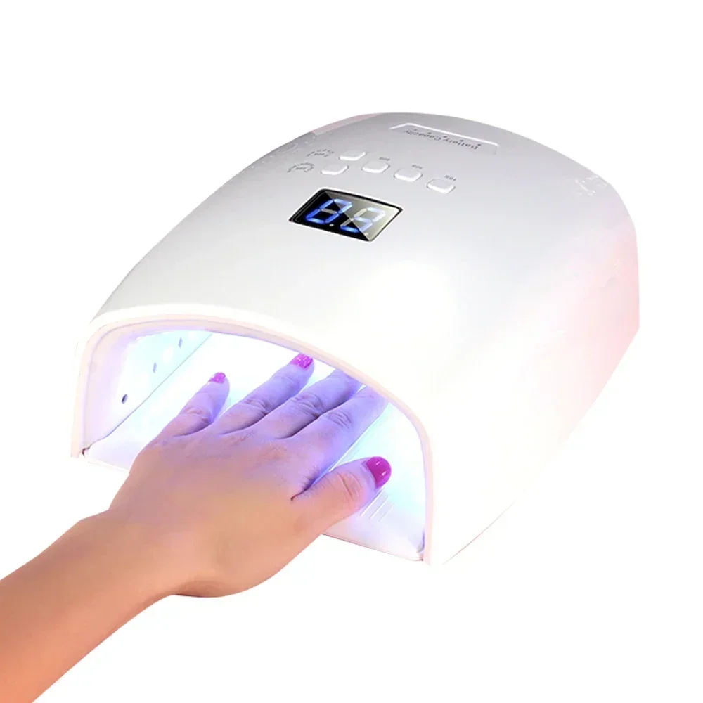 

48W wireless cordless battery rechargeable uv led nail lamp dryer