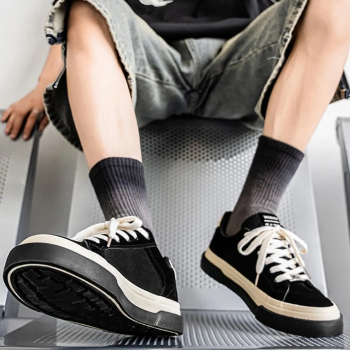 

Men's Fashion C Anvas Sneakers Breathable Non-Slip Soft-Soled Shoes Comfortable Casual Running Sports Shoes for Daily & Outdoor