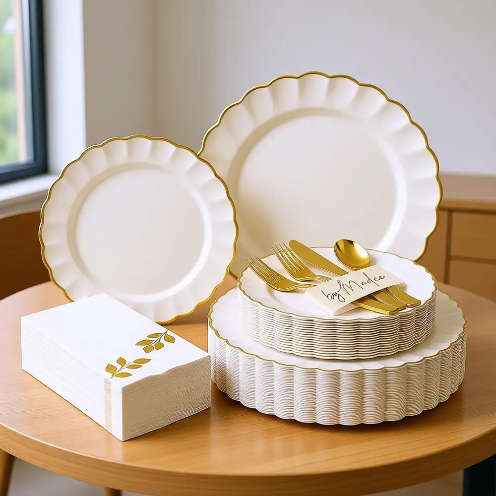 175 Pc Ivory Scallo…