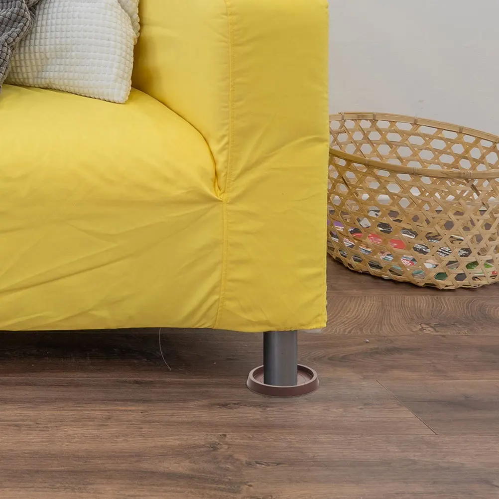 

8Pcs Furniture Coasters Cups Rubber Non Slip Round Chair Sofa Table Leg Floor Protectors Furniture Pads Table Feet Coaster Cup