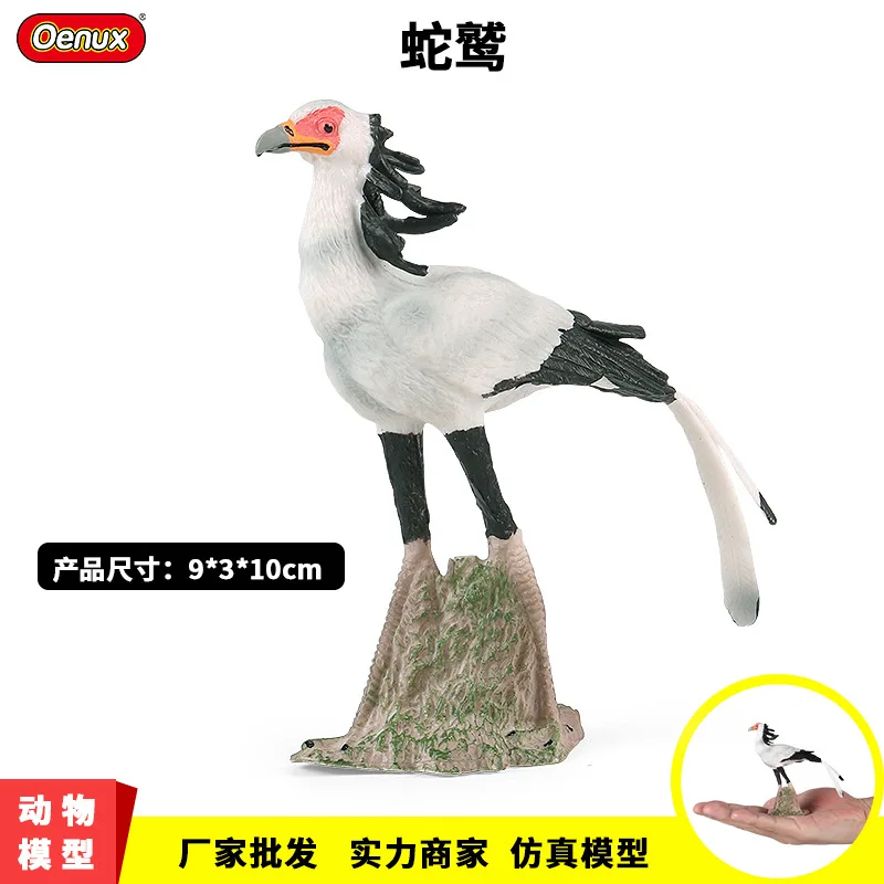 Simulation children's animal model toys, solid heron, eagle, vulture, vulture, and vulture model table ornaments