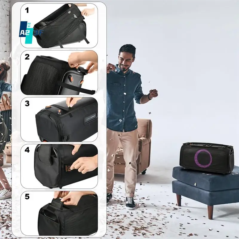 

A23F-Txesign Пылезащитный чехол для динамика Partybox On-The-Go Портативный Bluetooth-динамик, защитный чехол Сетчатый защитный чехол Динамик C