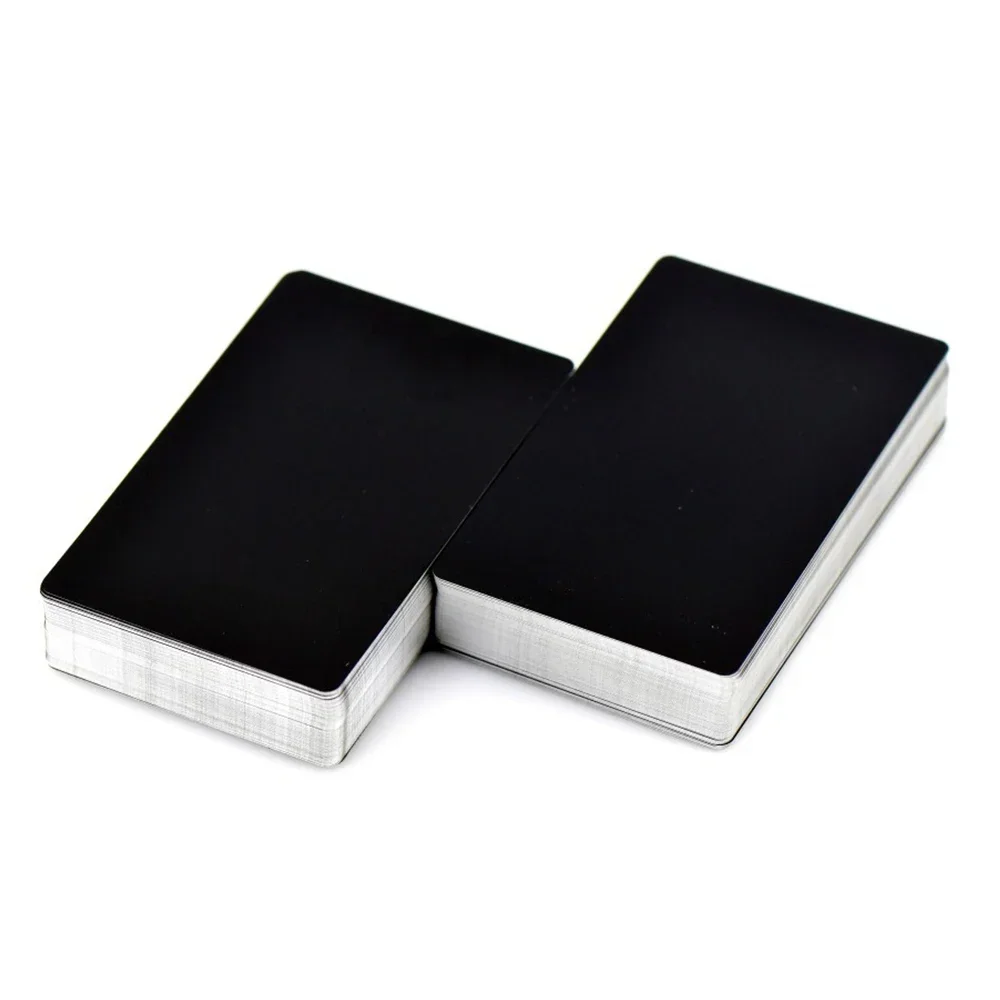 

Wholesale 0.2mm Laser Engraving Anodized Aluminum Business Cards Blank Metal Card