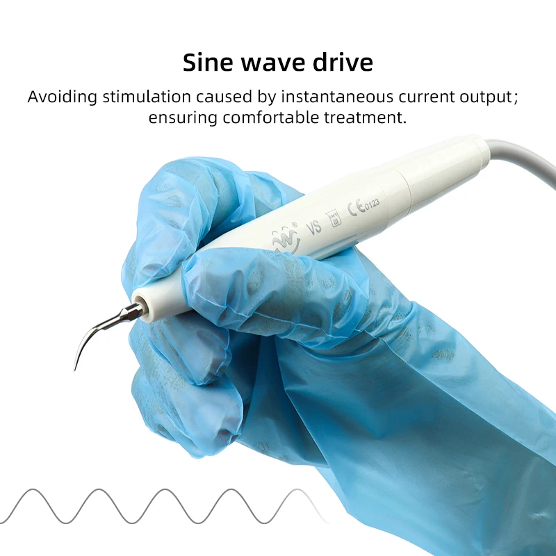 VV Dental Ultrasonic Scaler with Power off Memory Portable Equipped with 600ml Water Tank Auto Water Supply Dental Piezo Scaler